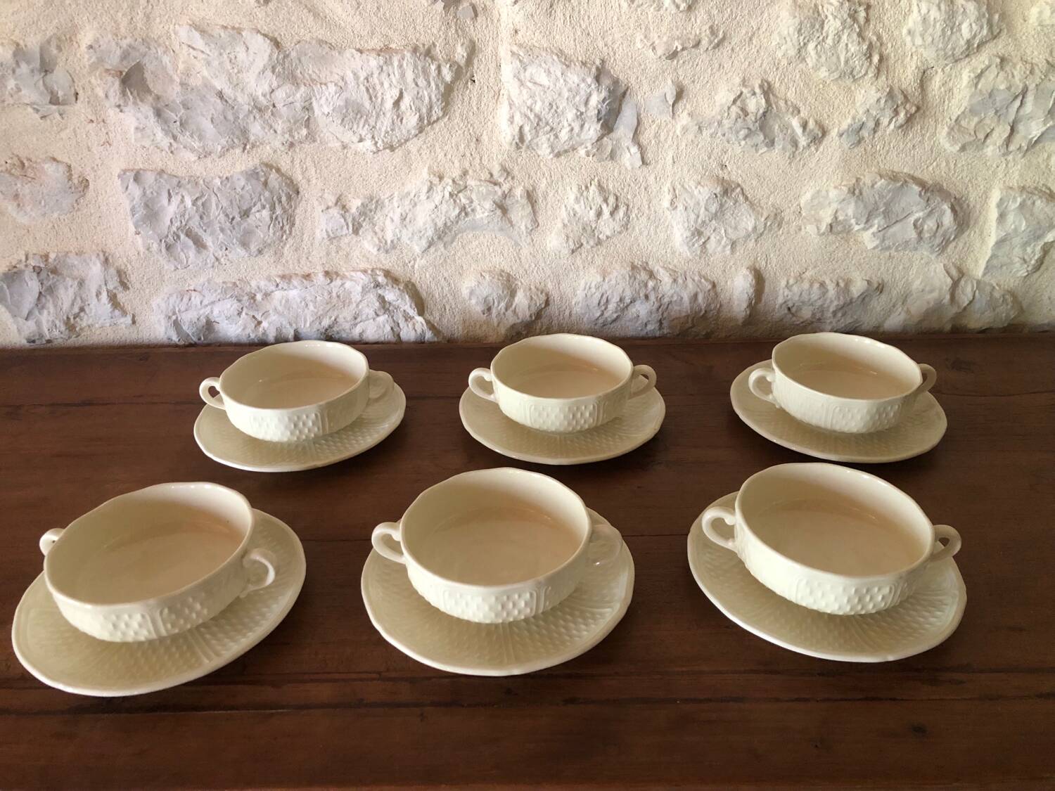 Large GIEN Choux Bridge service, Rice Grain
