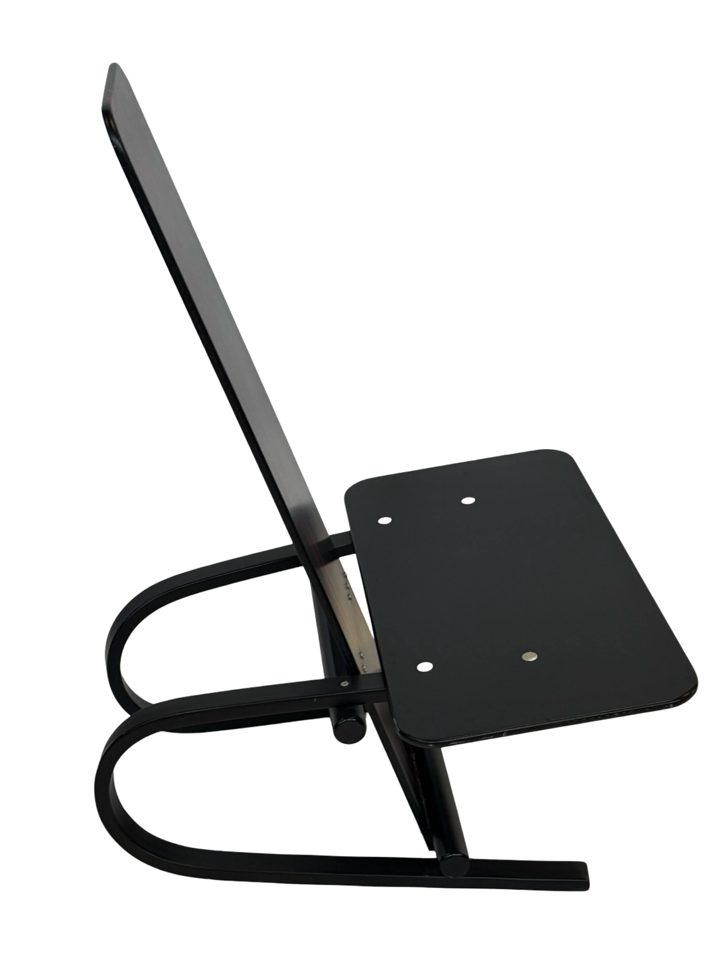 Vintage Danish postmodern Andreas Hansen plywood armchair