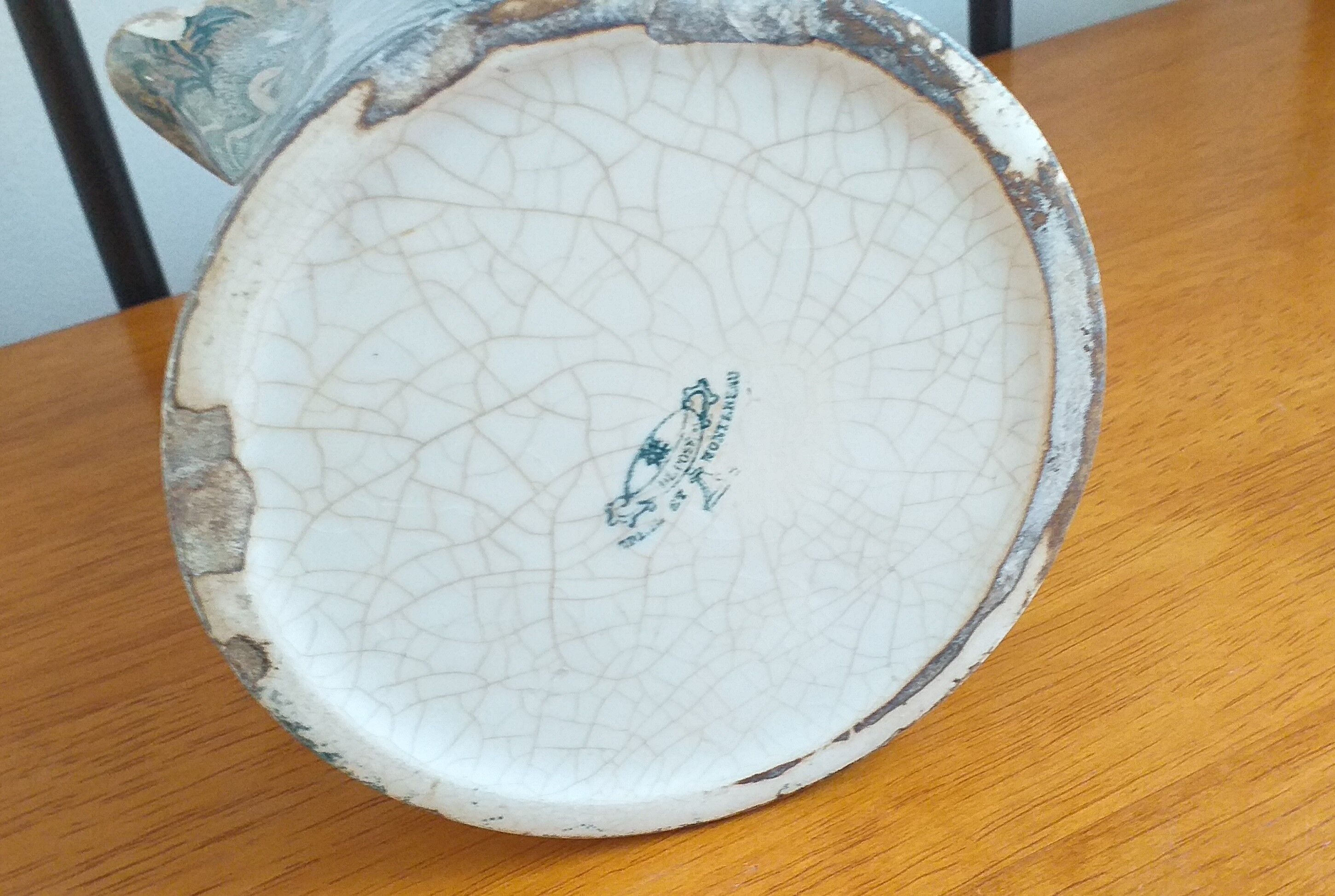 Porcelain pitcher Creil and Montereau