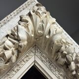 Set of three French mirrors white