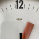 Arsa Formica wall clock, vintage pendulum from the 60s.