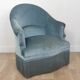 Fauteuil crapaud velours