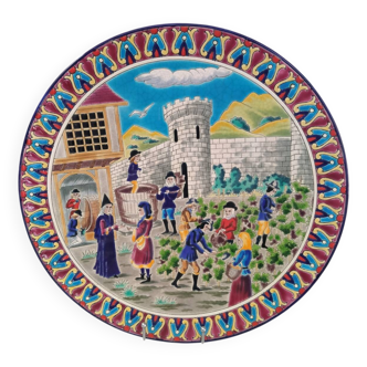 Plat Longwy "les vignerons"