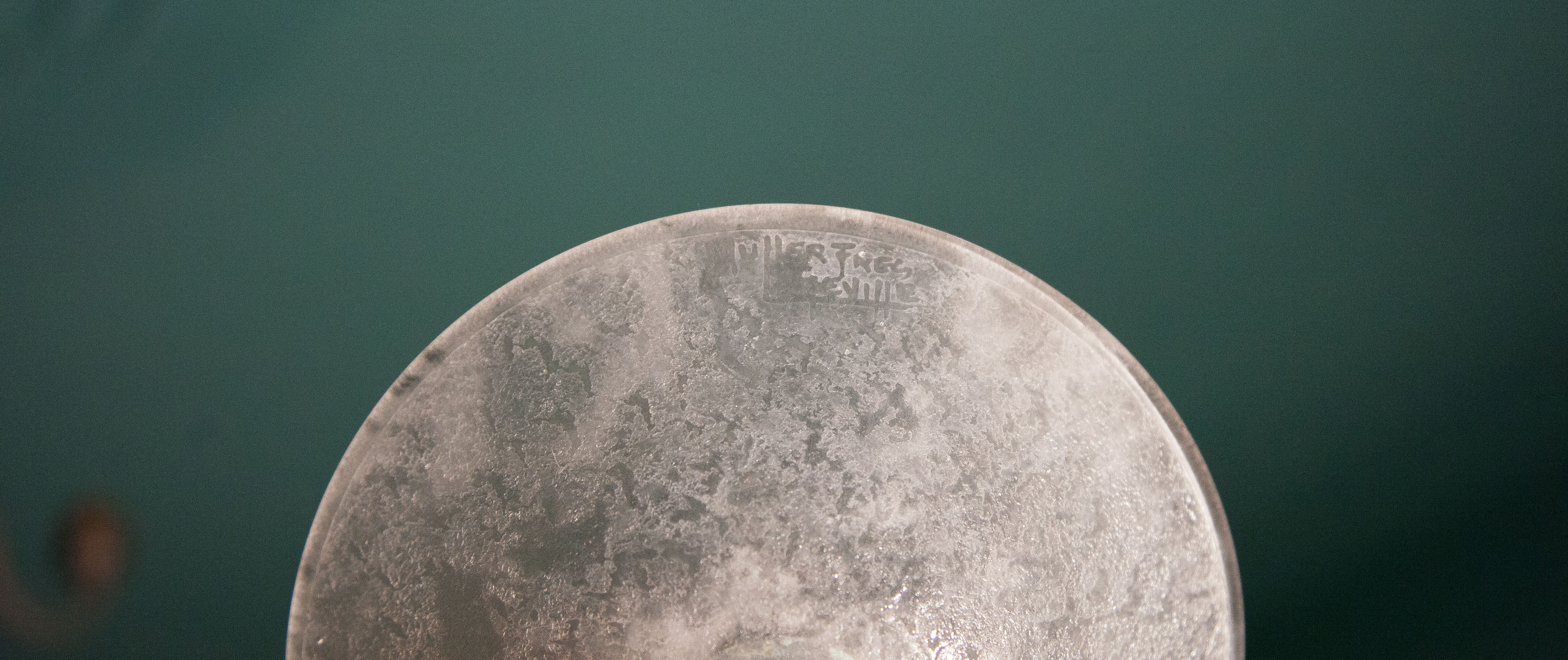 3-burner saucer chandelier of the Muller brothers Lunéville