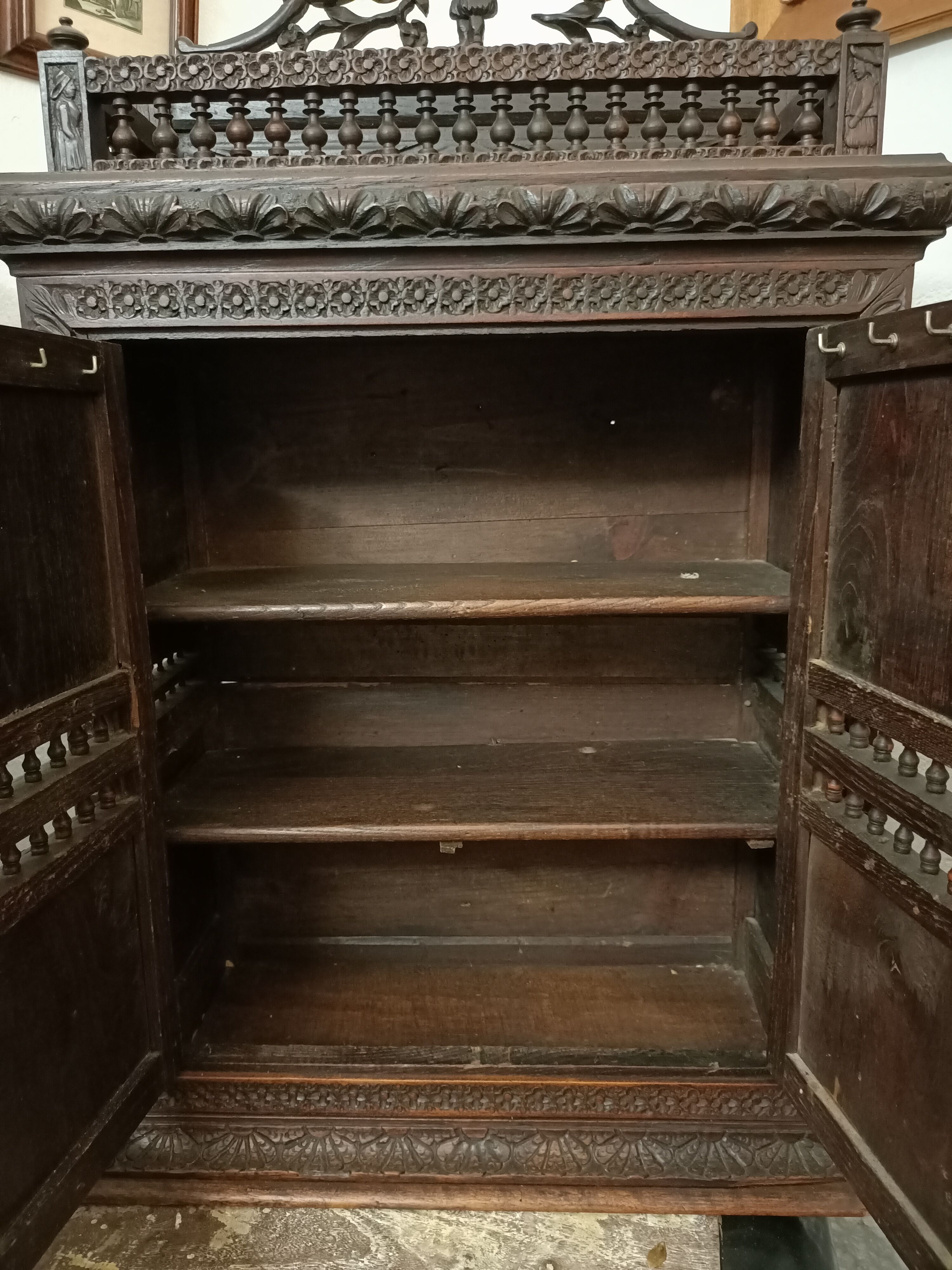 Carved piece of furniture