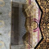 Table basse 1970 métal doré