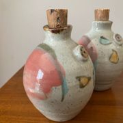 Ensemble poivrier et salière en  ceramique
