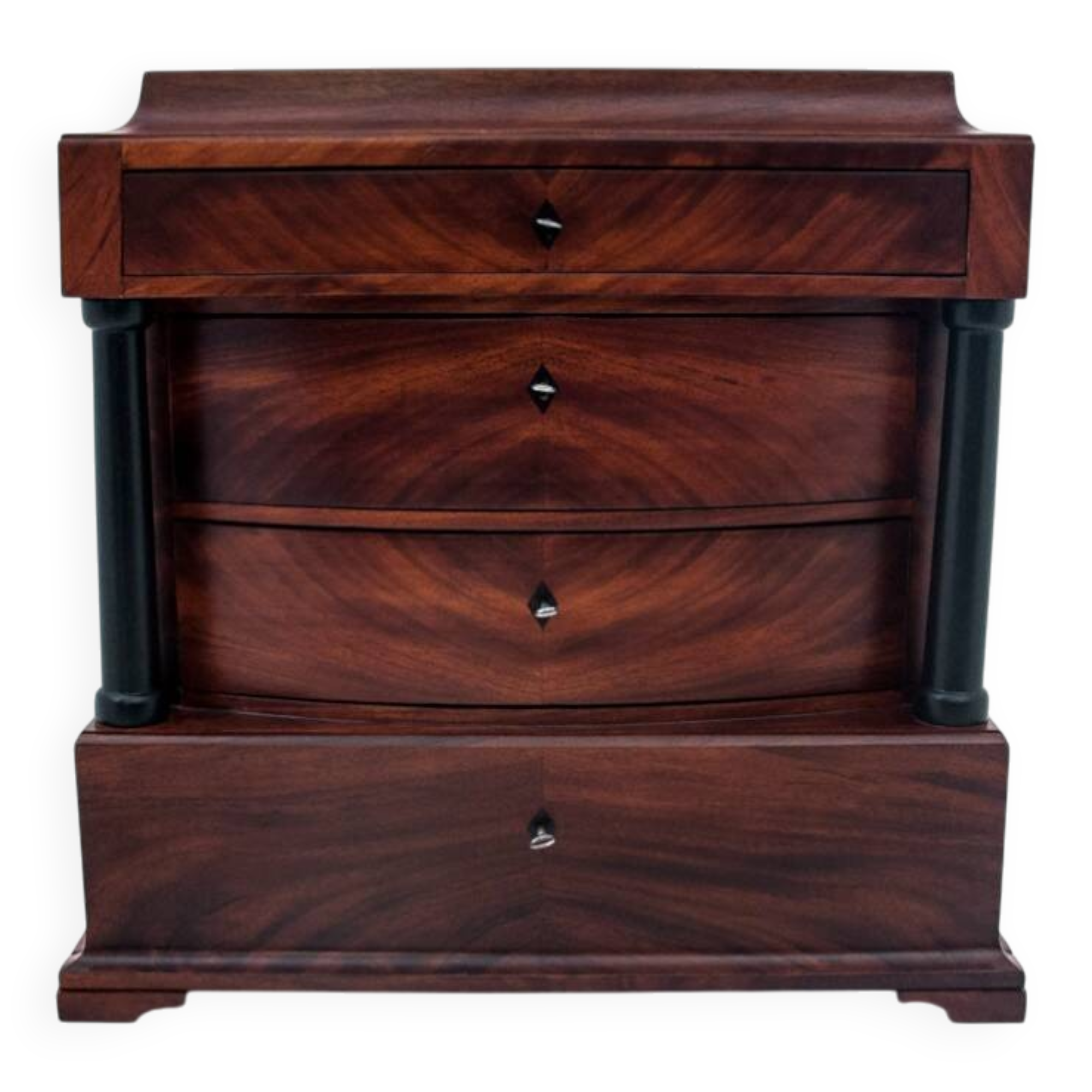 Antique chest of drawers, Northern Europe, circa 1880. After renovation.