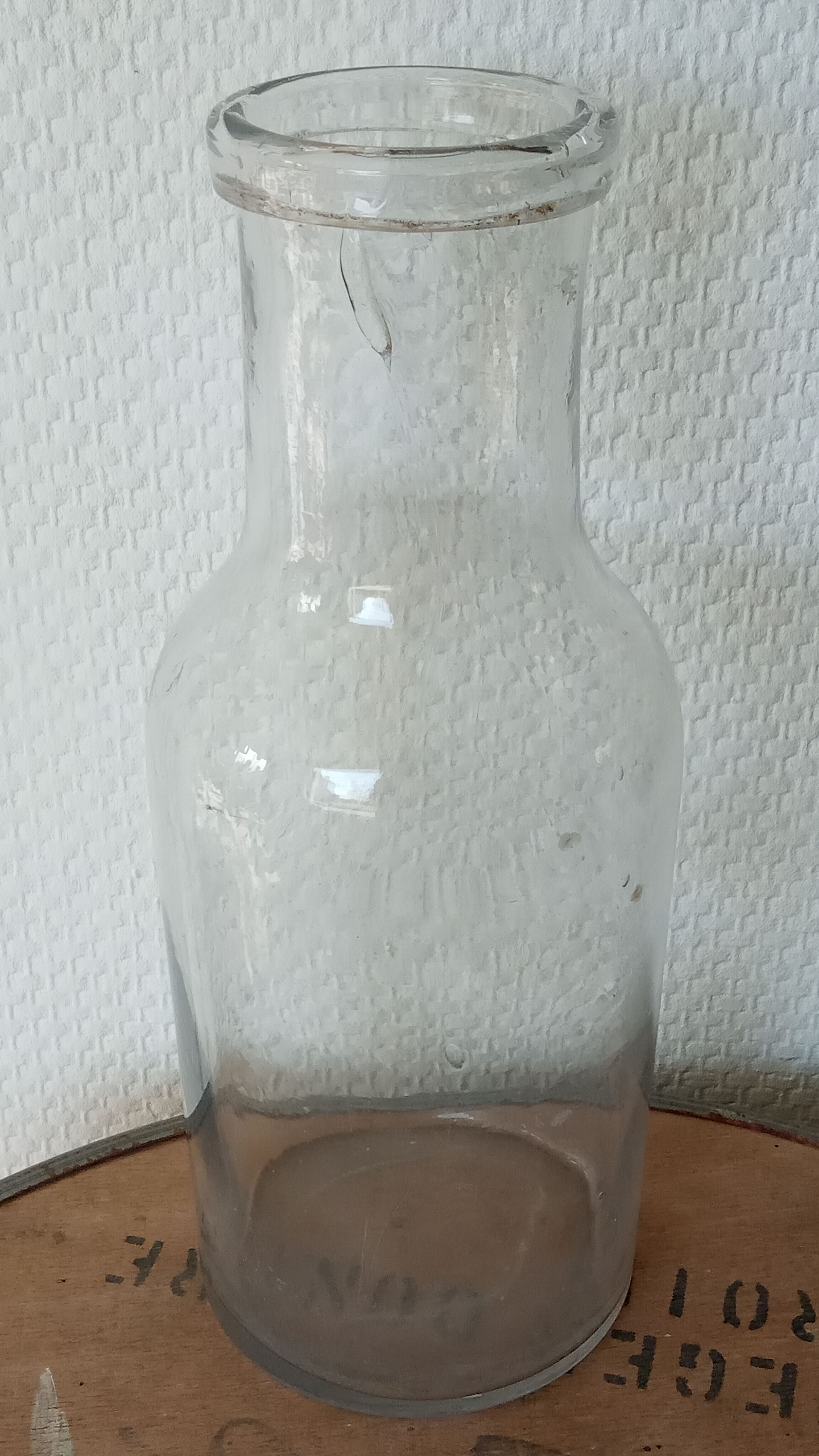 Vase en verre soufflé