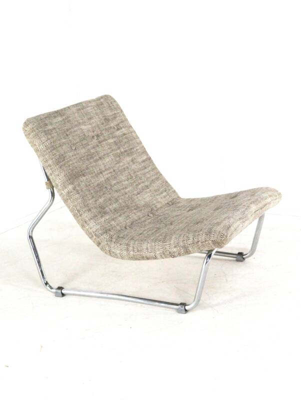 Armchair 'Hierden' - new upholstery - 70's design lounge chair