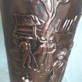 Copper umbrella holder