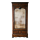 Armoire ancienne en noyer avec miroir
