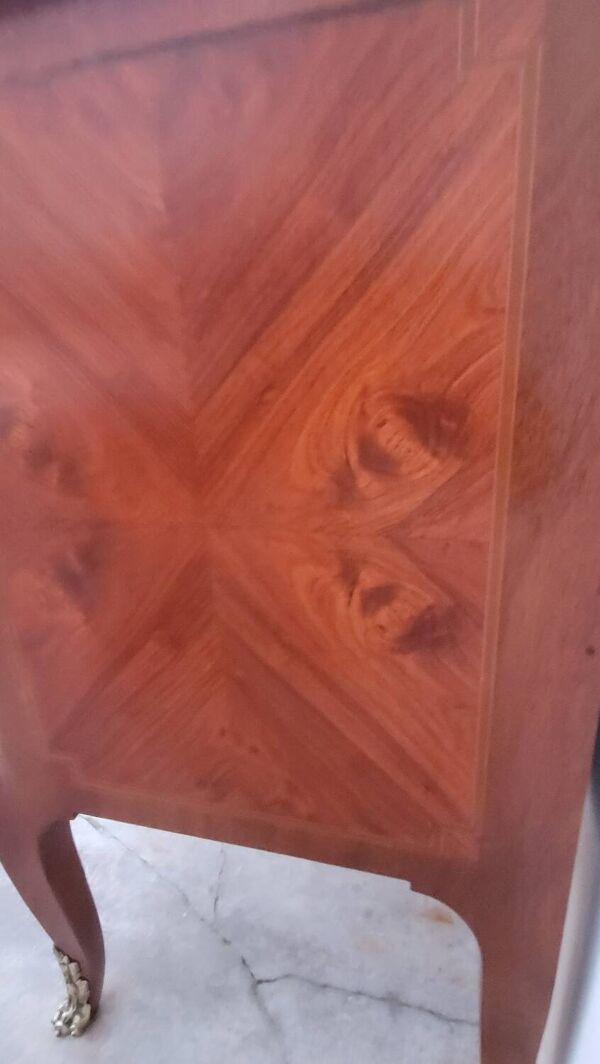 Commode Transition Louis XV Louis XVI bois de rose 19ème