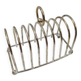 8 slice toast holder, silver, 1970