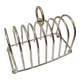 8 slice toast holder, silver, 1970