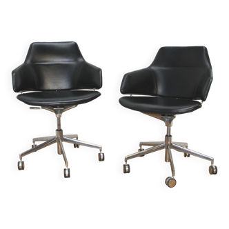 Paire de chaises de bureau, Arper