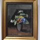 Oil on canvas "A bouquet of flowers in a vase", Maurice Asselin (1882-1947) 1942