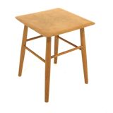 Scandinavian birch stool, Sweden, 1950