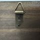 "Wall-mounted key holder shelf in wood, chic country / vintage / shabby style"