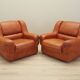 Orange armchair, Italian design, 1970s, manufacturer: Mimo Padova
