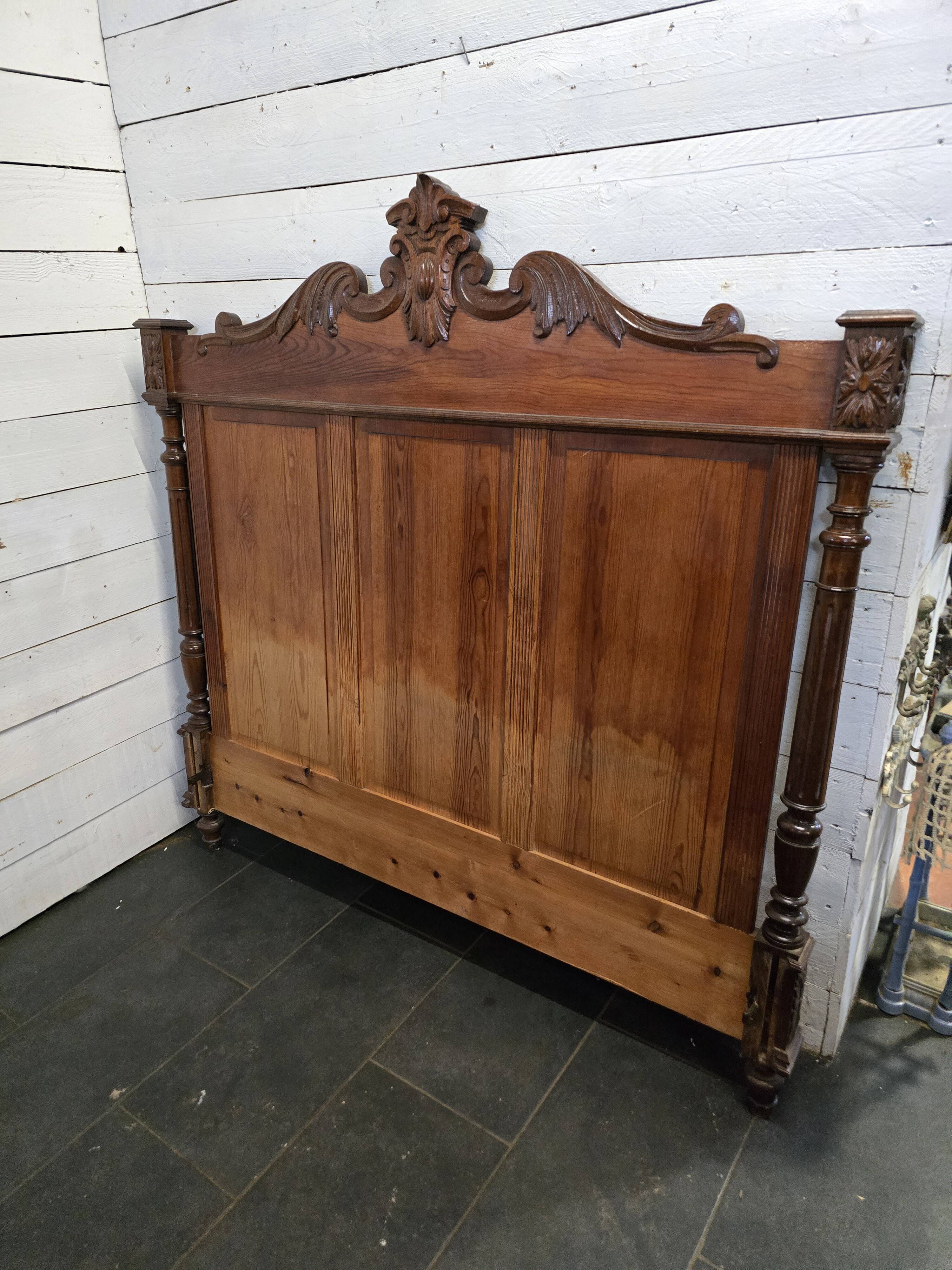 Antique headboard