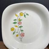 Pair of dishes in Gien earthenware, Pascal décor