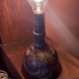 Set of 2 stoneware lamps by Jean Claude Courjault La Cerisaie.