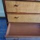 Commode en rotin et bambou