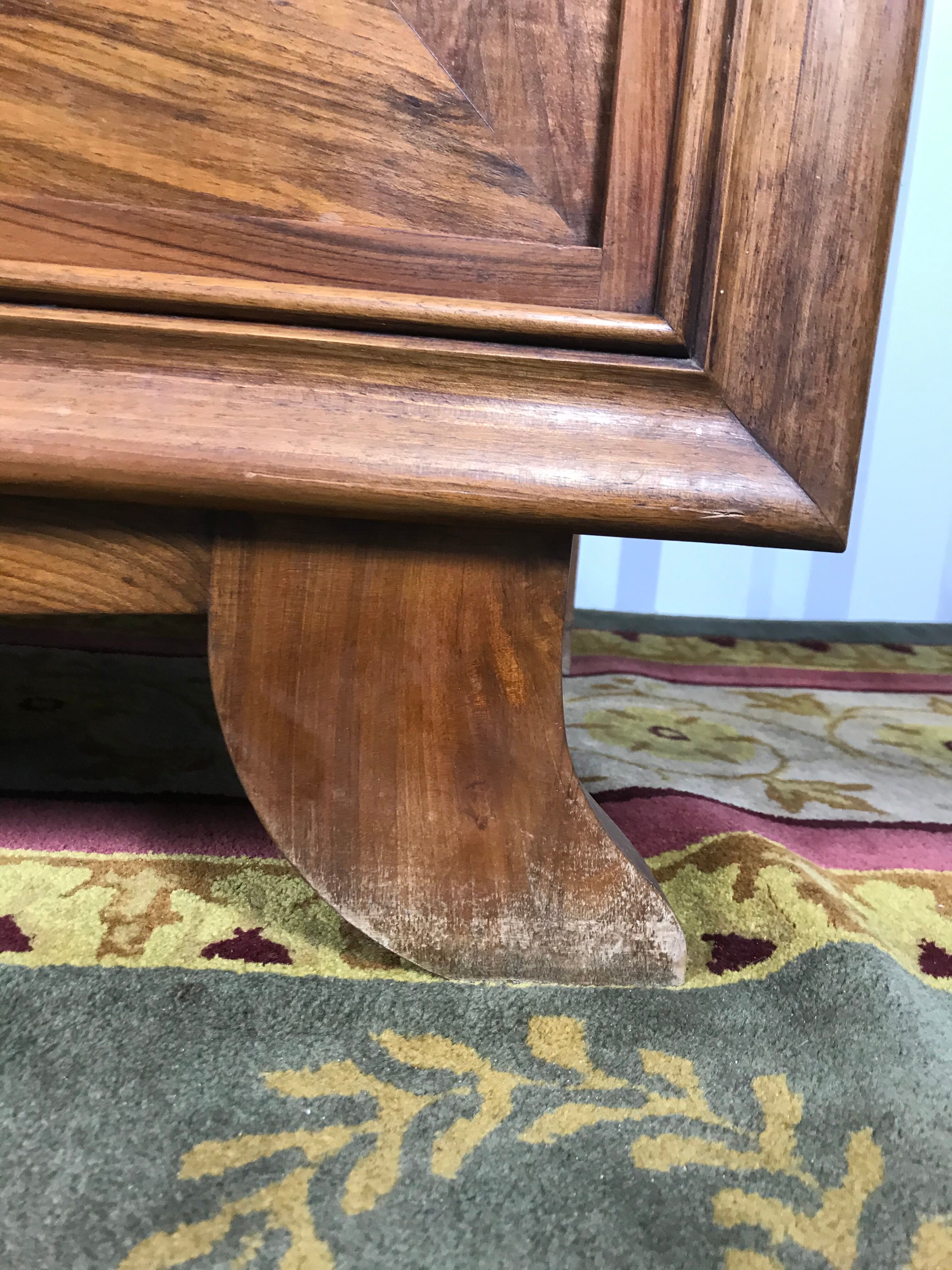 Art Deco buffet walnut carved