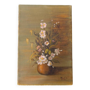 Peinture sur toile bouquet - fleurs