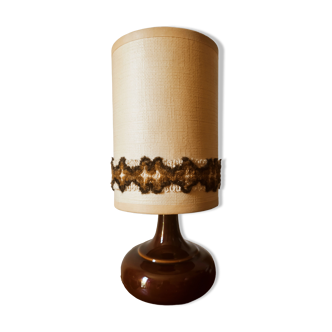 70's ceramic bedside lamp