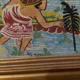 Grande huile sur toile