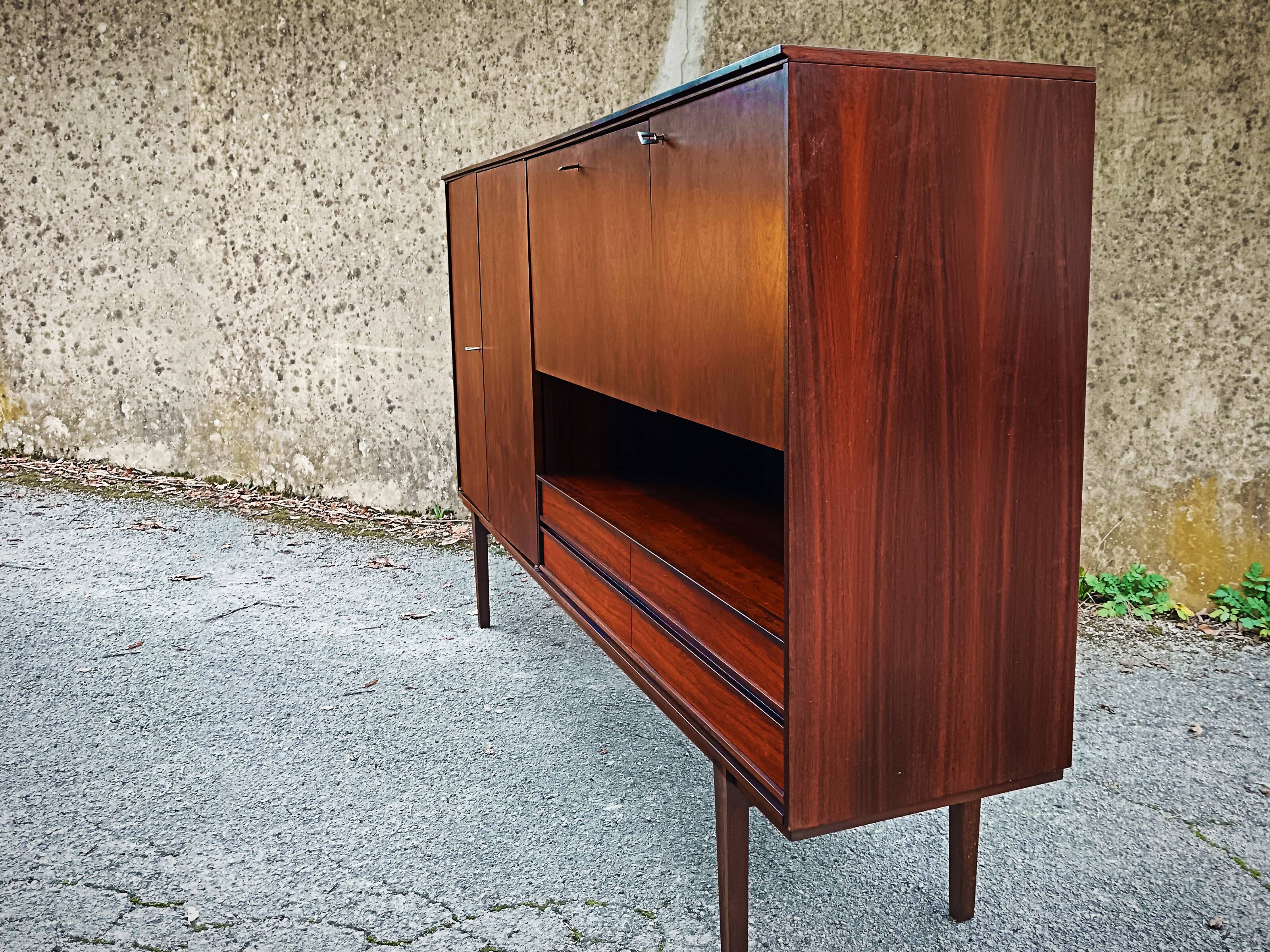 Large Scandinavian rosewood sideboard