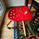 Tabouret Zanotta Mezzadro rouge