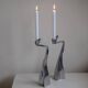 Pair of candle holders by Matthew Hilton 80's