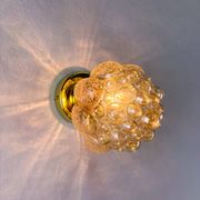 Pair of bubble glass sconces – Helena Tynell style, Germany 1970s