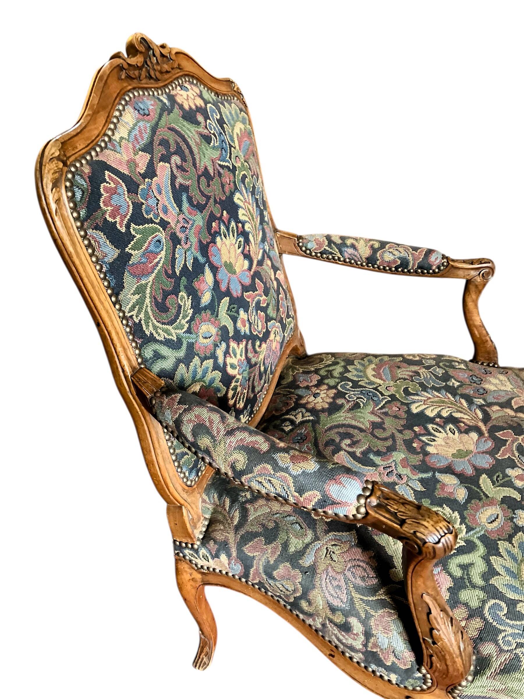 Queen's armchair from the Louis XV period