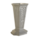 Vase art déco en métal peint