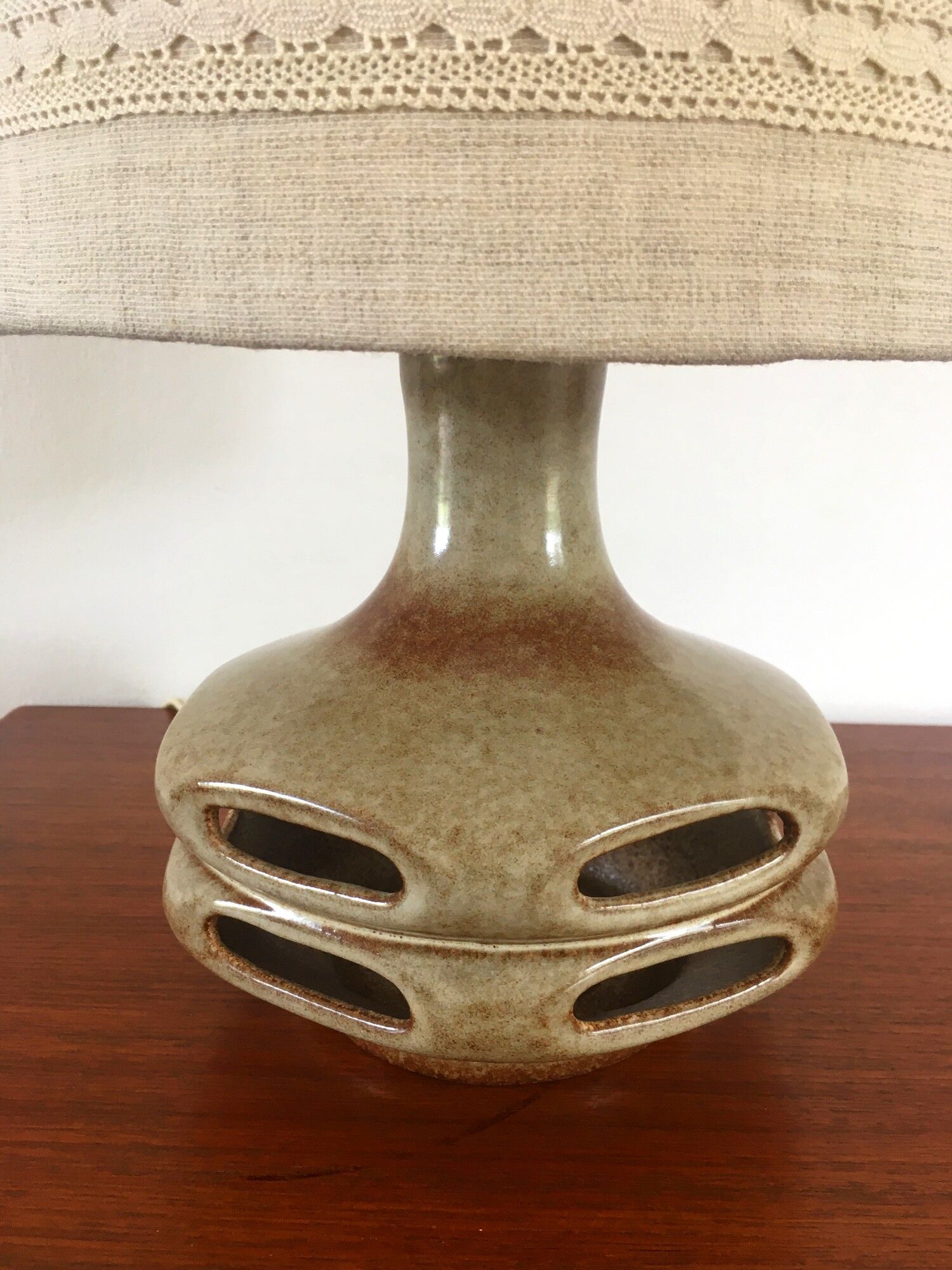 Vintage ceramic lamp West Germany stamped