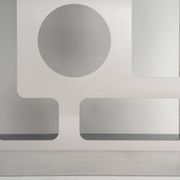Pair of perforated stainless steel bookshelves by Capucine Cassaigne, France, 2026