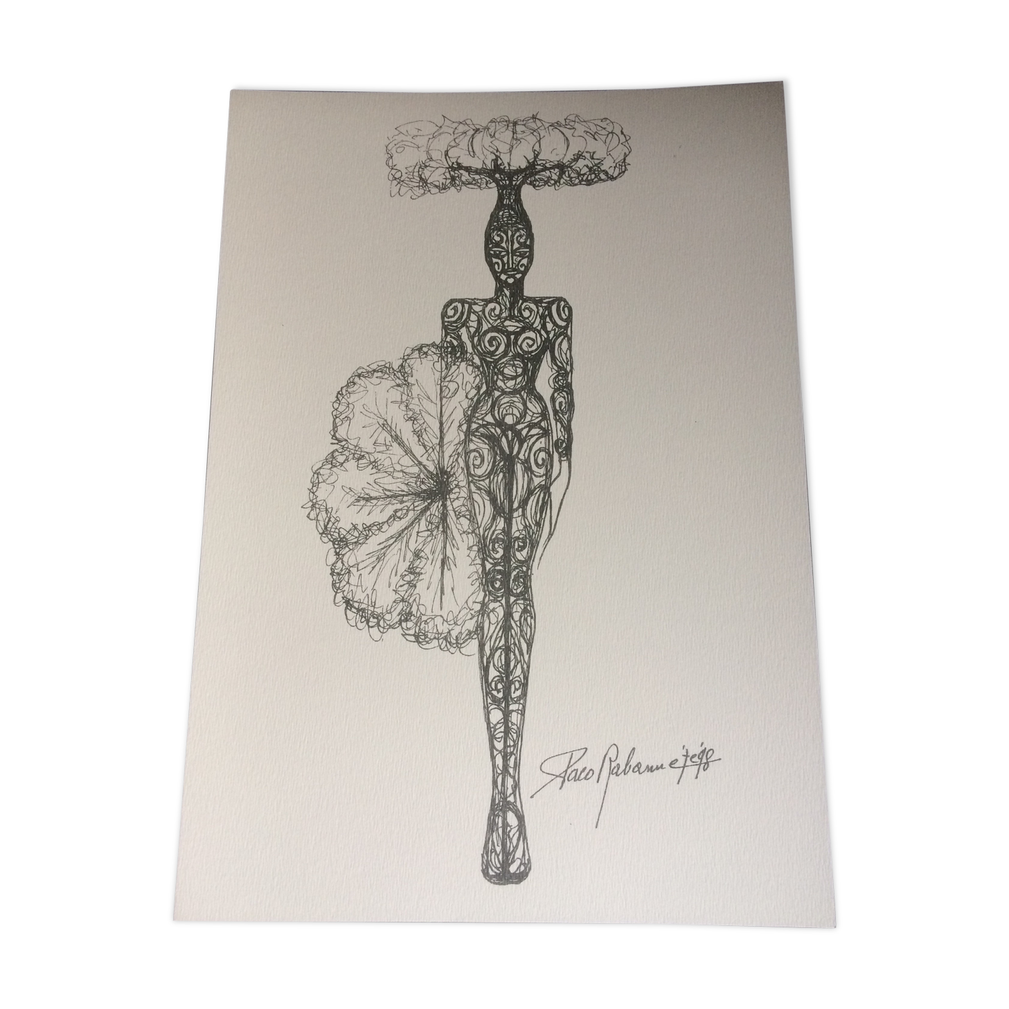 Illustration of Paco Rabanne, 1990s
