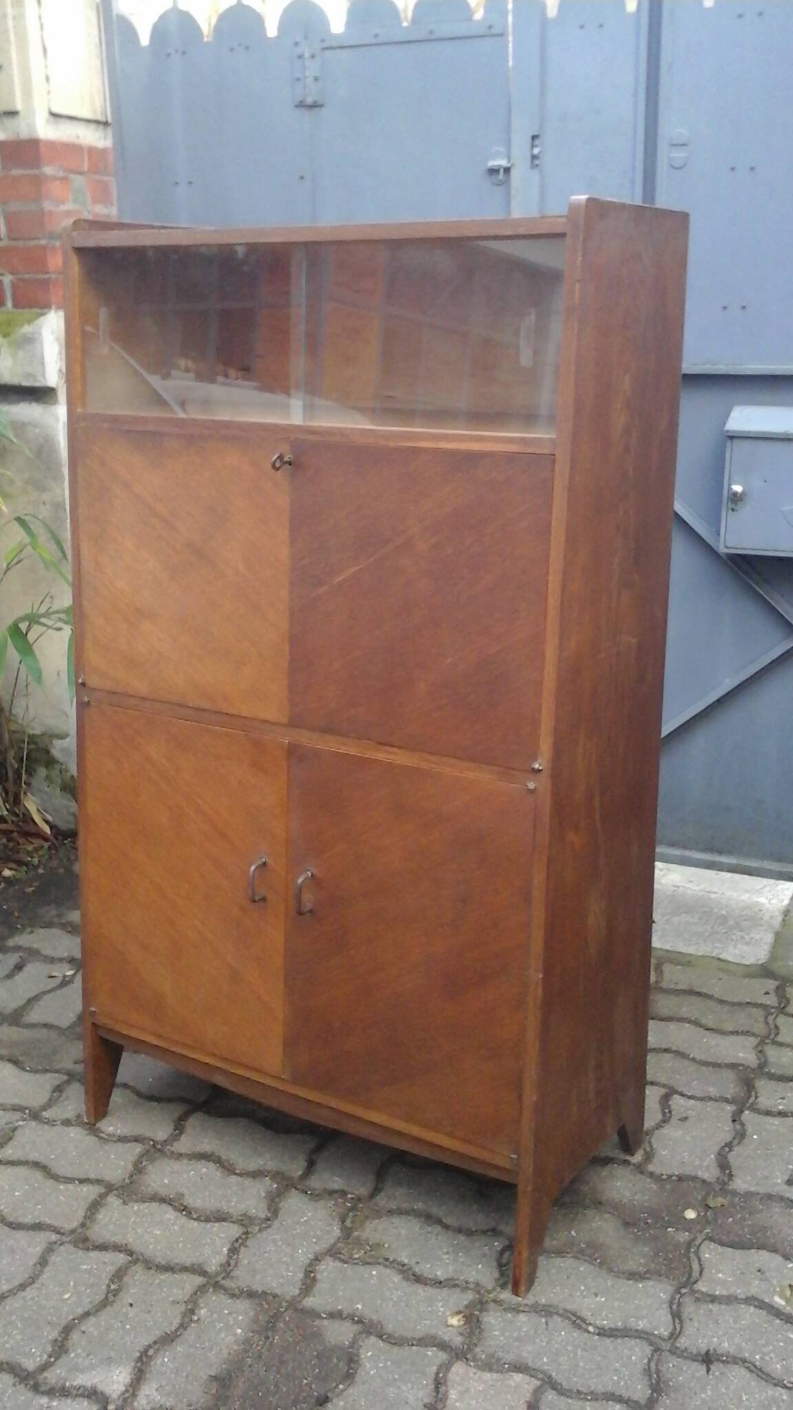 Vintage oak secretary 70