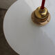 Suspension en opaline blanche
