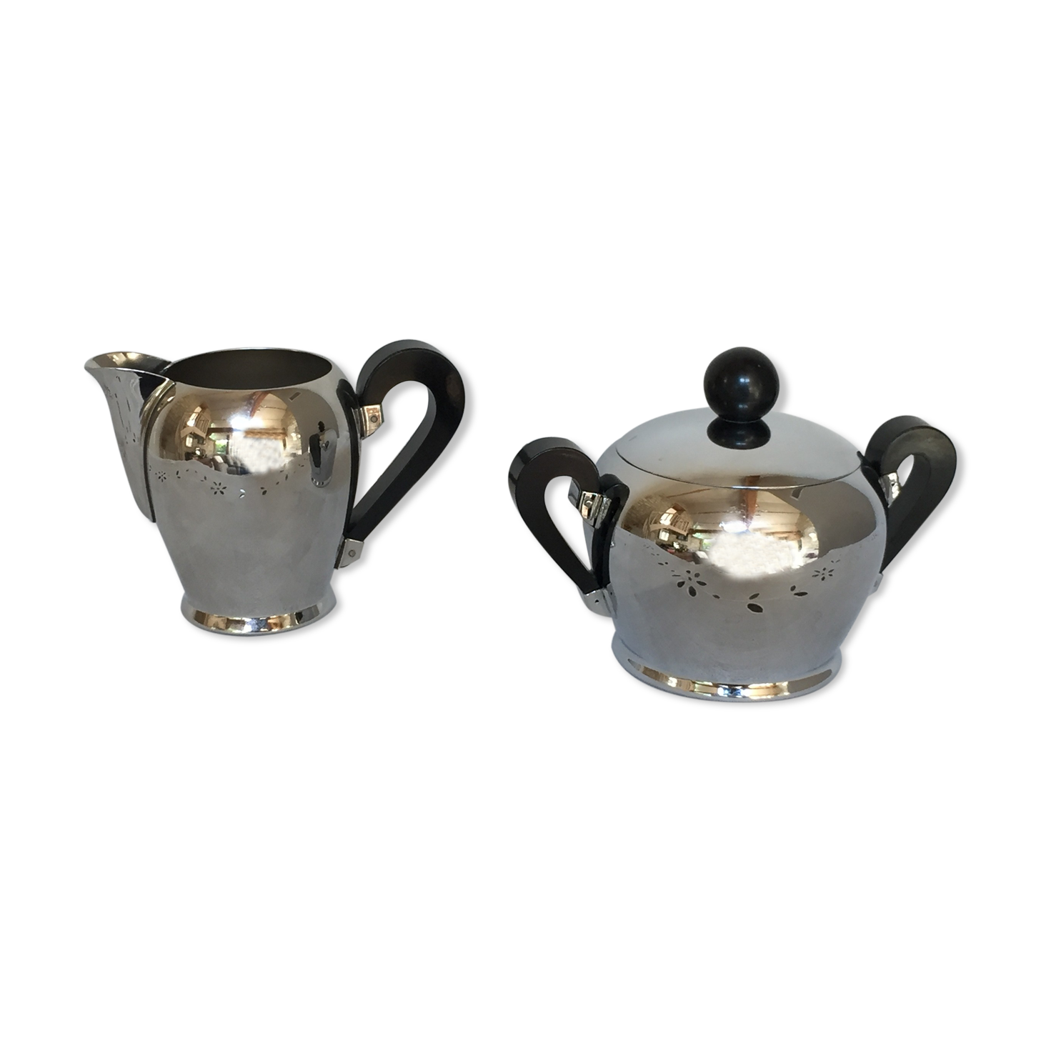 Milk and sugar pot Alfra Alessi made in Italy