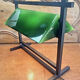 Design table lamp Alain Carré 1983 lacquered aluminium opal glass