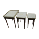 3 tables gigognes Louis XVI