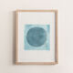 Painting on paper illustration M305 signed Eawy