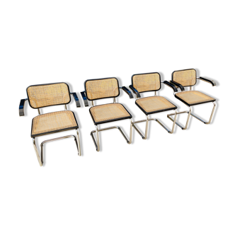 Suite of 4 Cesca B64 Armchairs Gavina edition