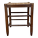 Tabouret vintage avec assise en paille
