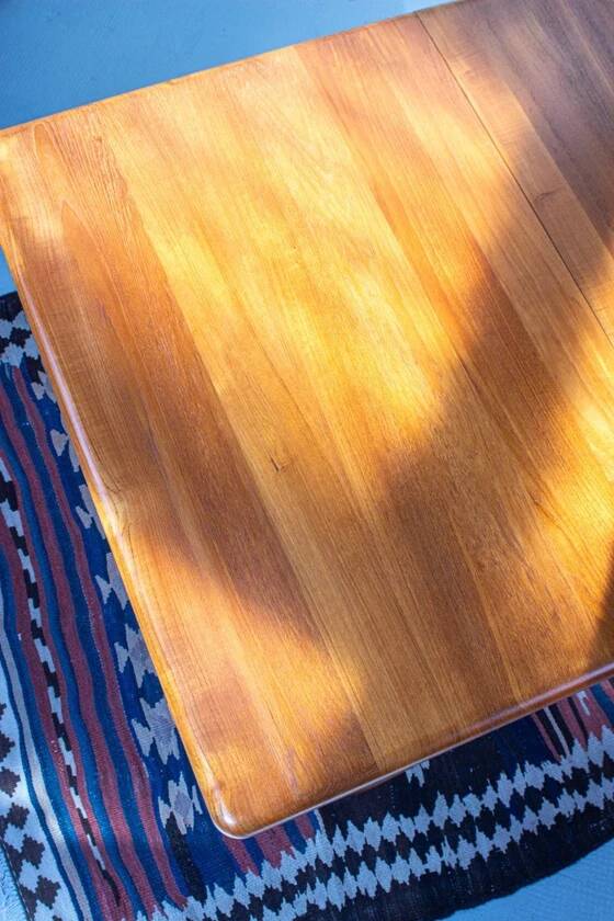 Vintage teak dining table, Danish Mid Century, 1960s, solid wood